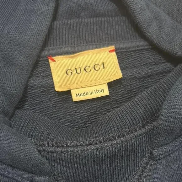 Gucci Kids Navy Blue Hoodie - Picture 2 of 4